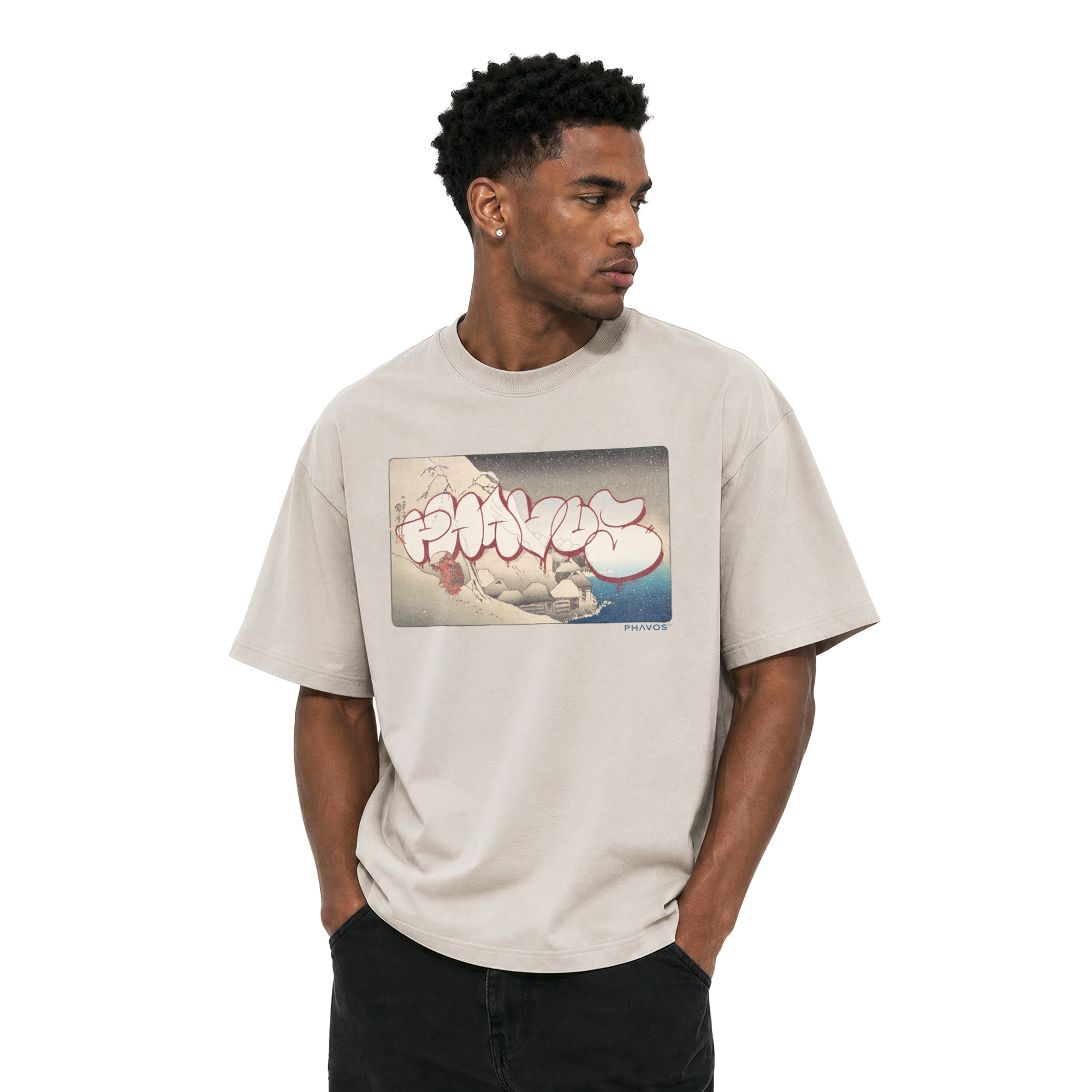 PHAVOS™ -Frostbound- Ukiyo-e T-Shirt