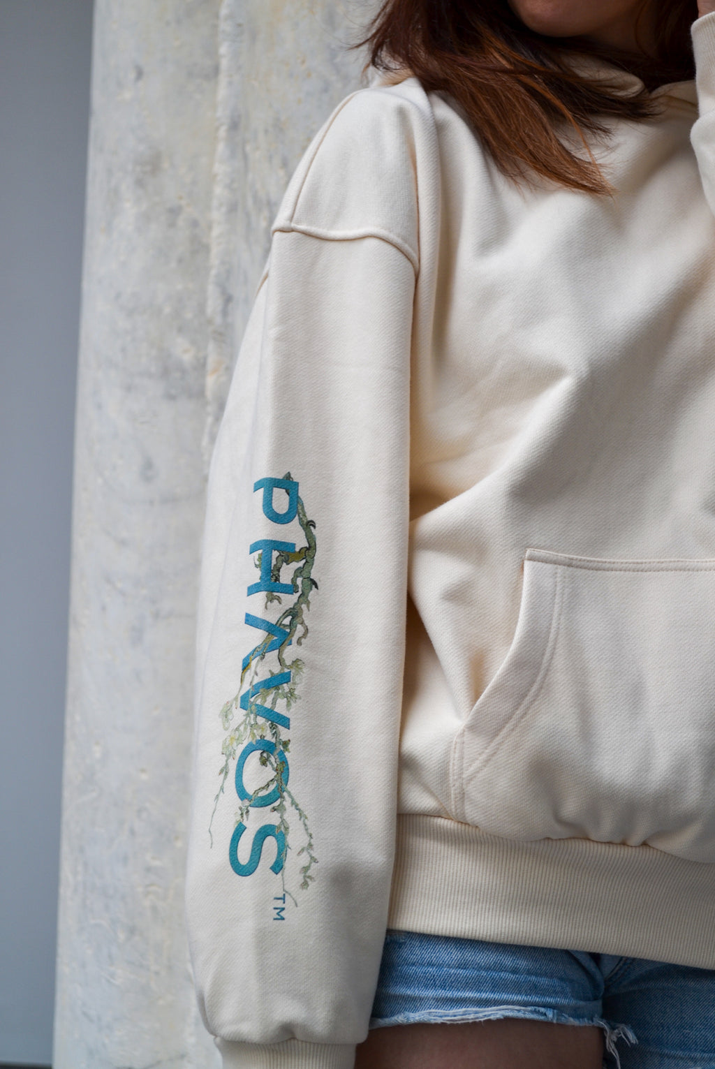 Sudadera con capucha PHAVOS x Vincent van Gogh "Almond Bloom" Distressed