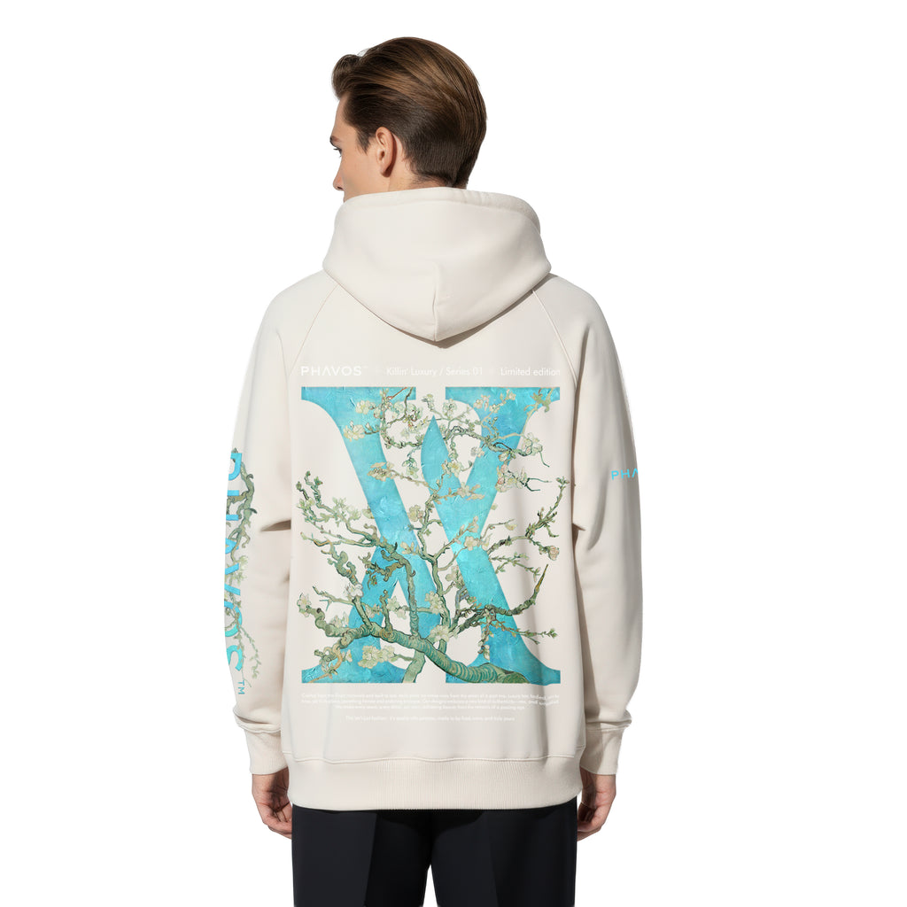 Sudadera con capucha PHAVOS x Vincent van Gogh "Almond Bloom" Distressed