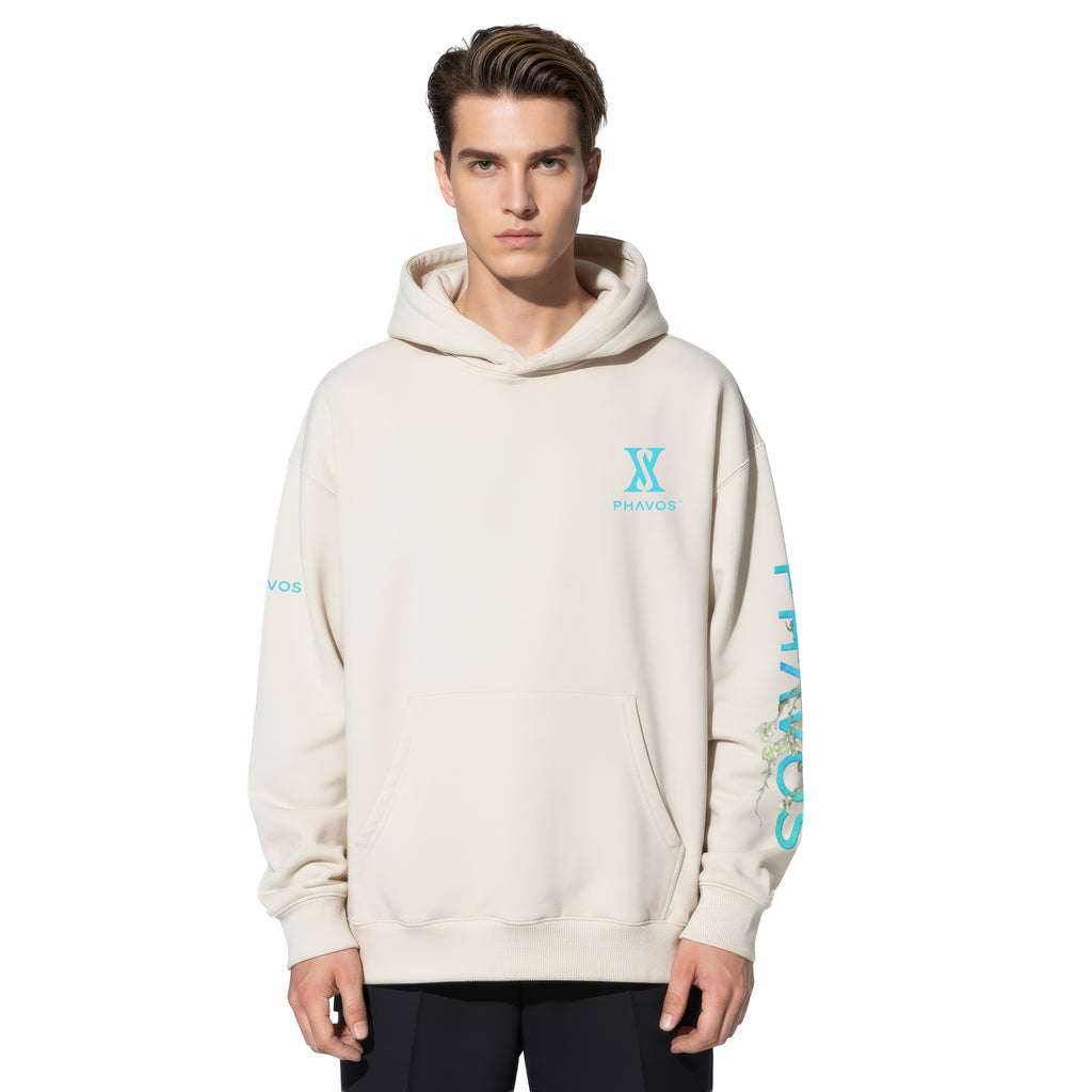 Sudadera con capucha PHAVOS x Vincent van Gogh "Almond Bloom" Distressed