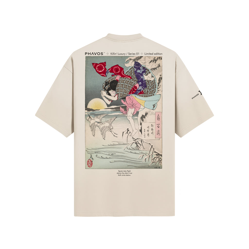 PHAVOS™ Moon of Pure Snow T-shirt — back view