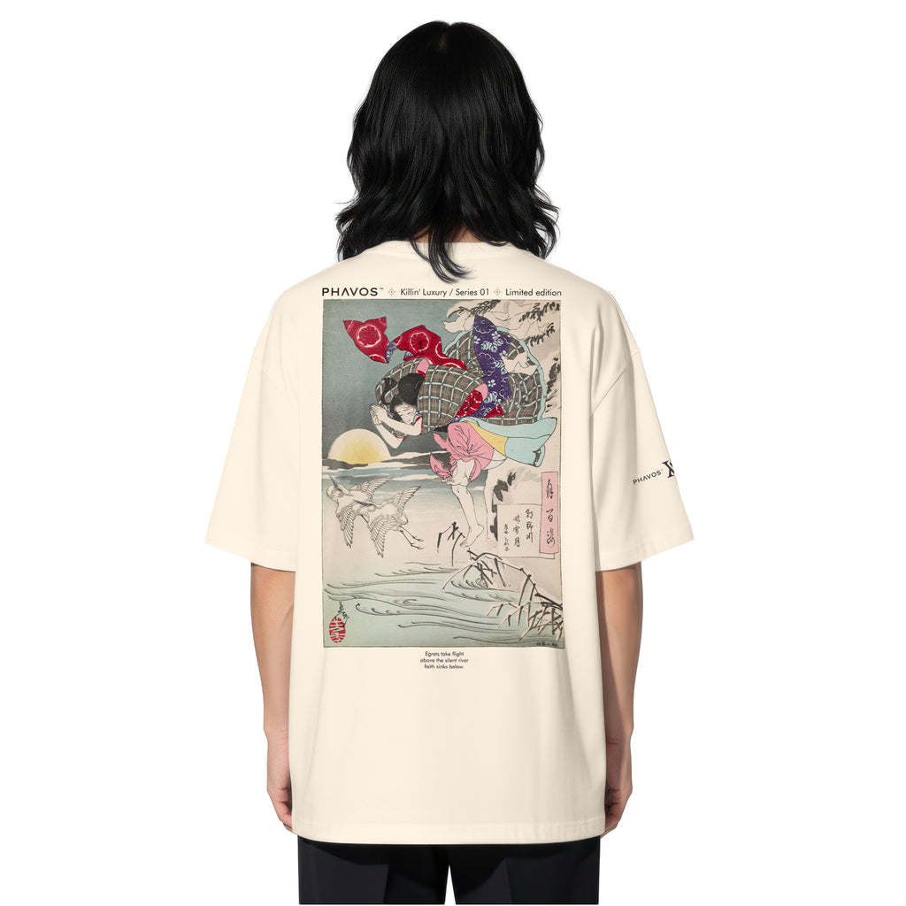 Camiseta PHAVOS x Yoshitoshi "Moon Of Pure Snow" Moonlit