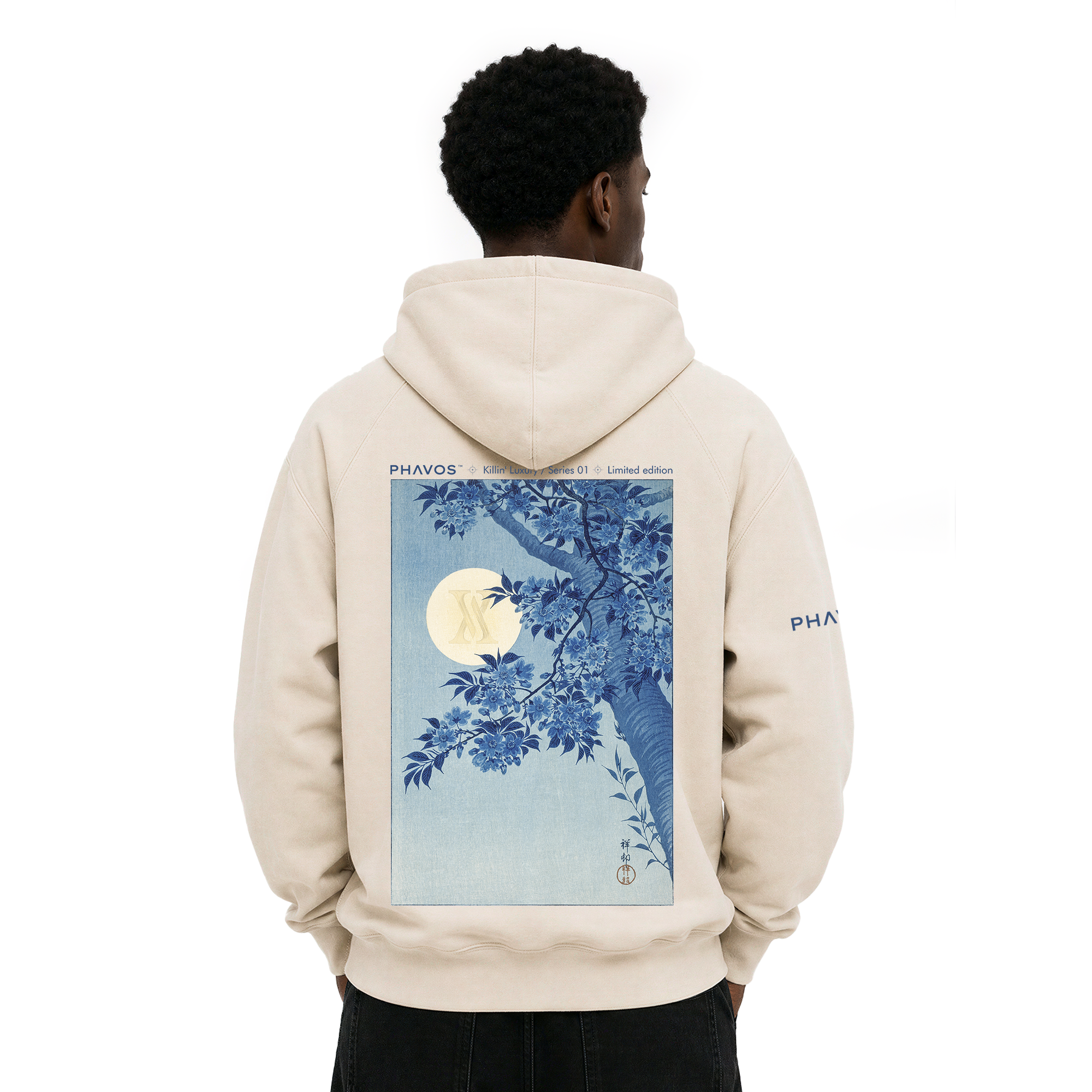 PHAVOS™ -Night Blossom- Ukiyo-e Hoodie