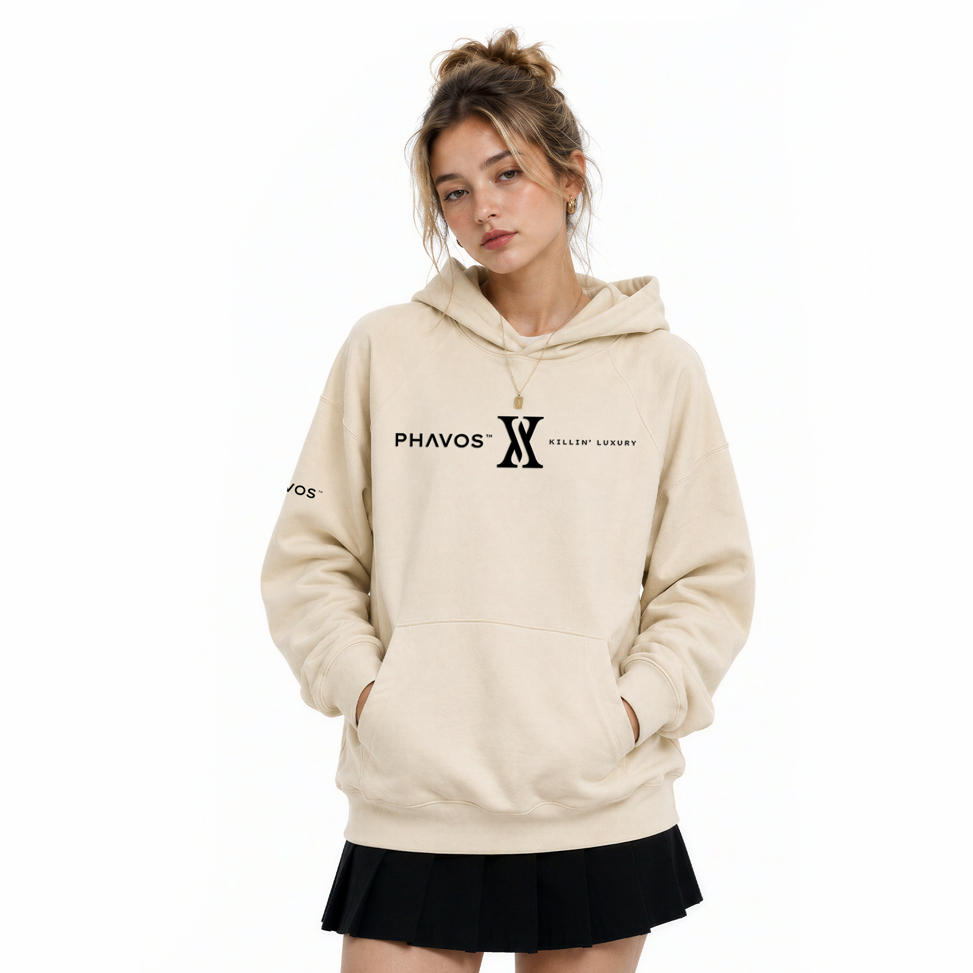 PHAVOS™ -Shijō Nōryō- Ukiyo-e Moonlit Hoodie