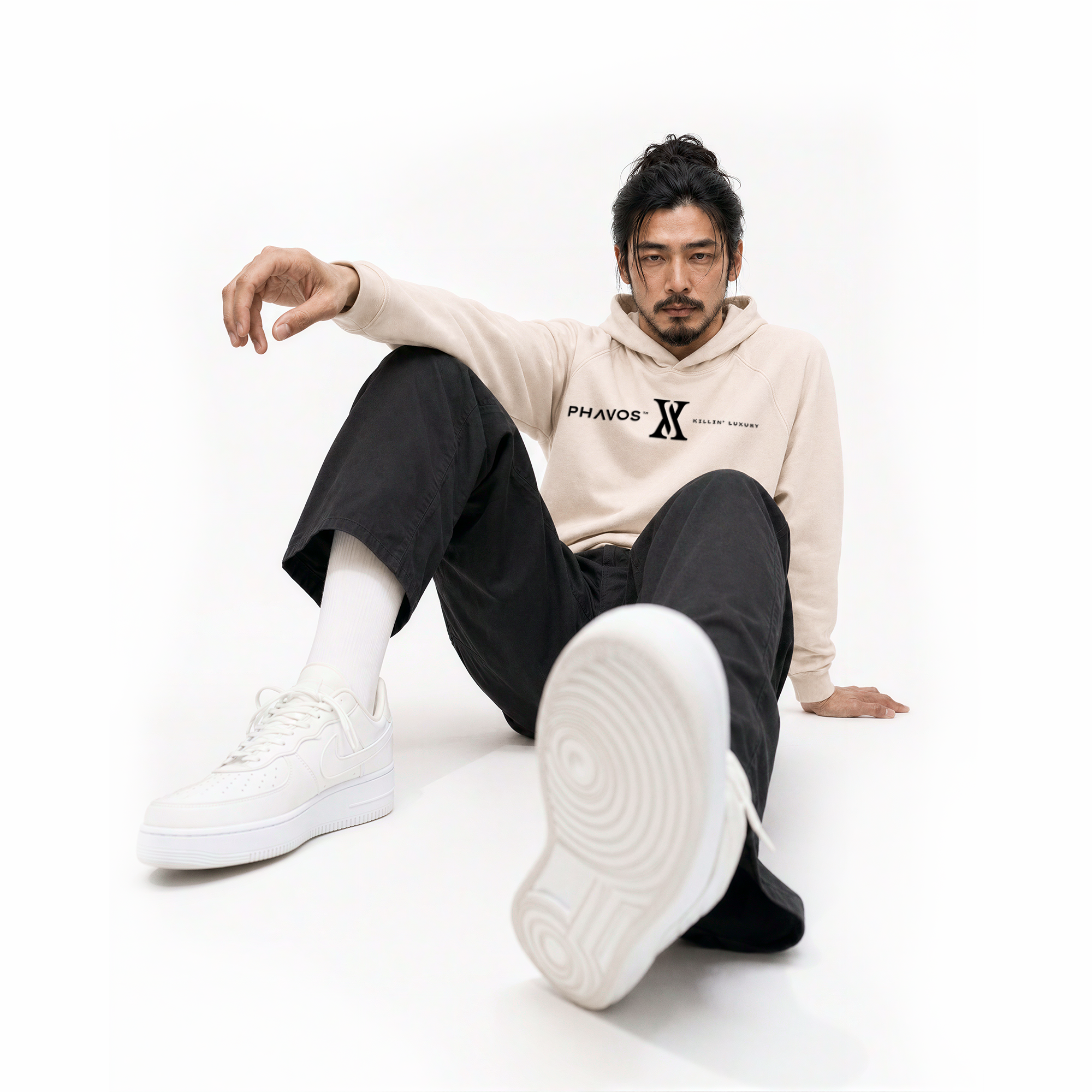 PHAVOS™ -Shijō Nōryō- Ukiyo-e Moonlit Hoodie