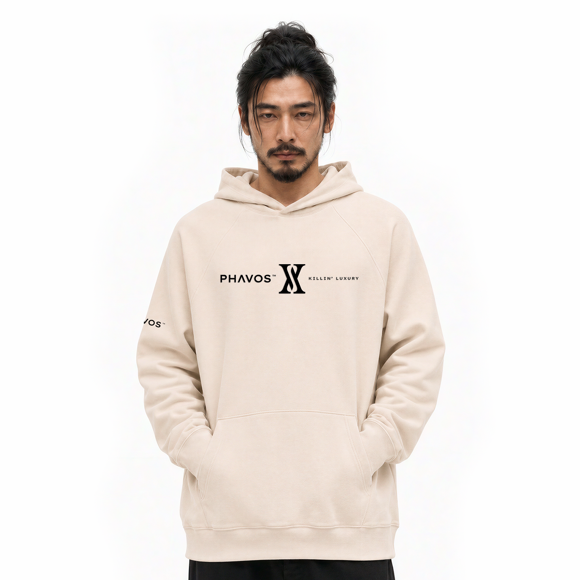 PHAVOS™ -Shijō Nōryō- Ukiyo-e Moonlit Hoodie