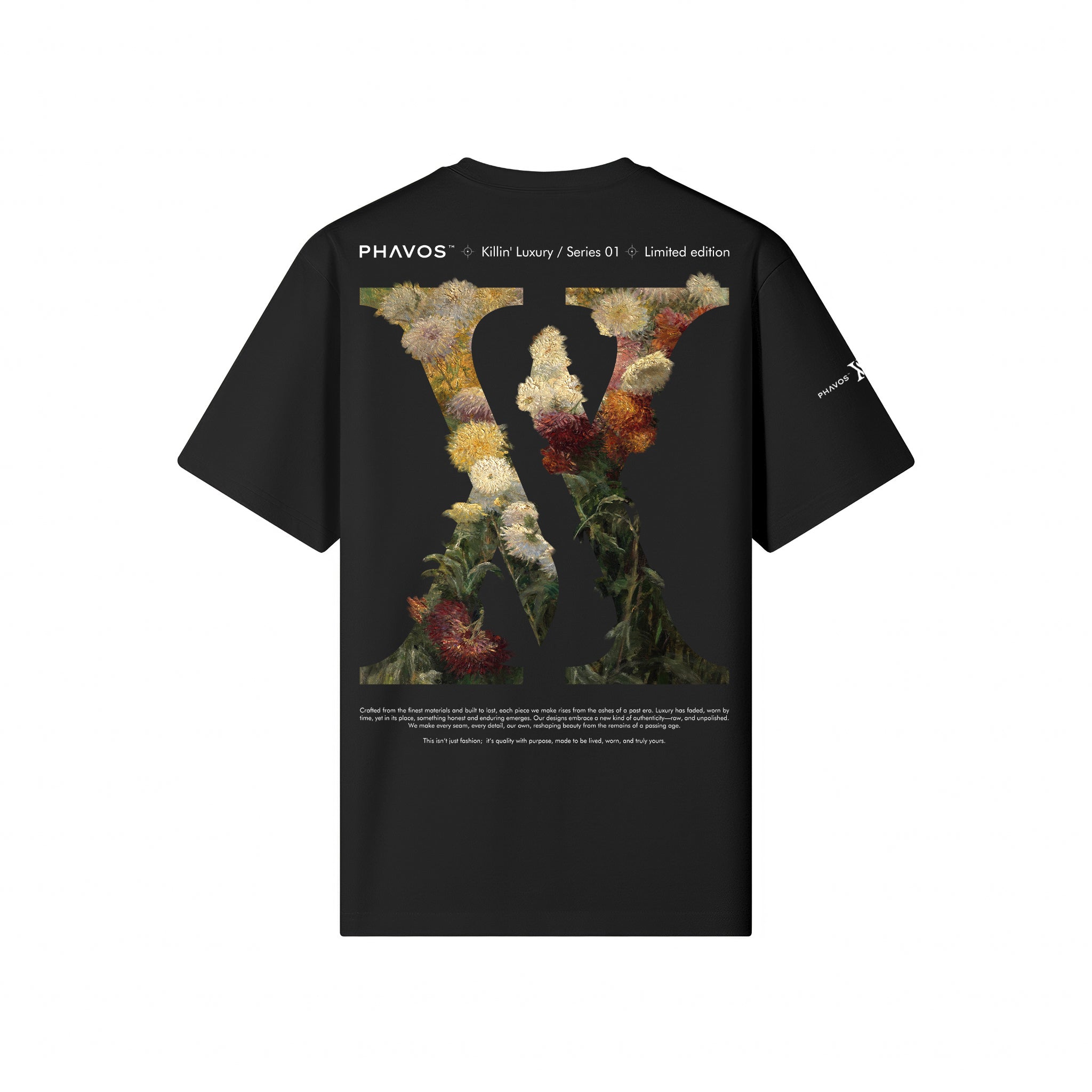 PHAVOS™ -Soft Collapse- Impressionist Oversized T-Shirt
