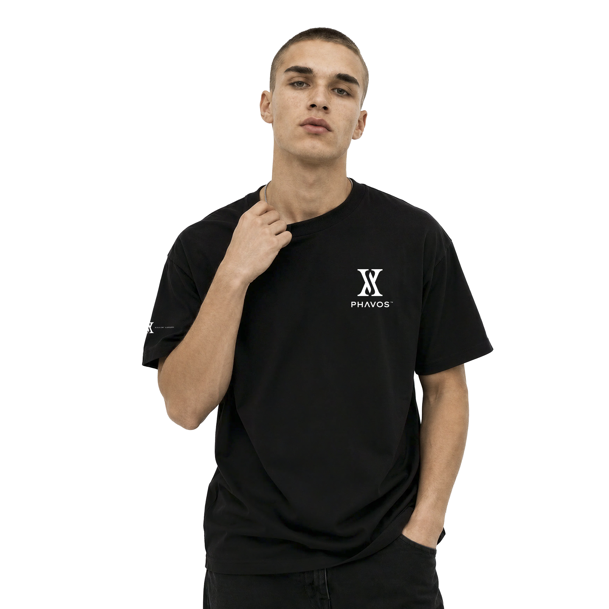 PHAVOS™ -Soft Collapse- Impressionist Oversized T-Shirt