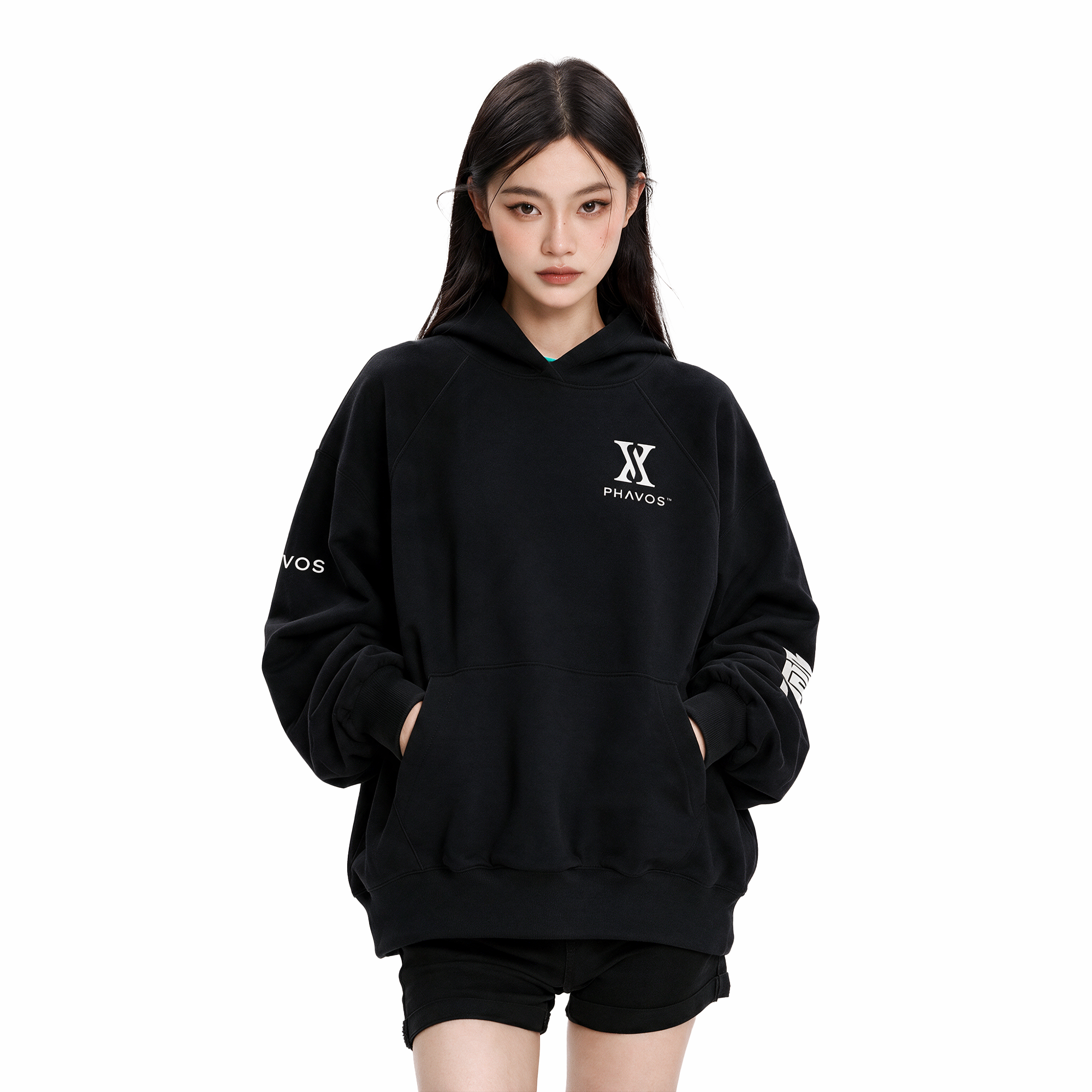 PHAVOS™ -Taka Protocol- Cyber Unkoku Hoodie